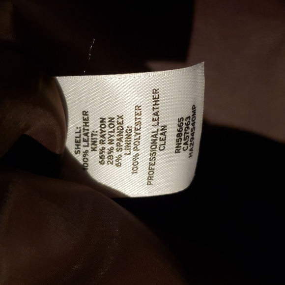 Halogen NORDSTROM New Leather & Ponte Knit Shift Dress ESPRESSO BLACK Womens XLP - Picture 15 of 16